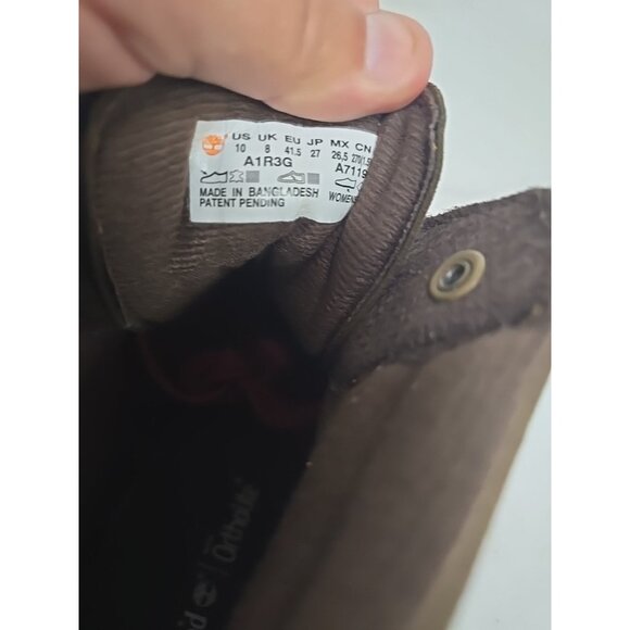 Timberland Women's A1R3G Ellendale Waterproof Chukka Boot Brown Size 10M - Picture 4 of 9